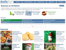 Tablet Screenshot of admin.thriftyfun.com